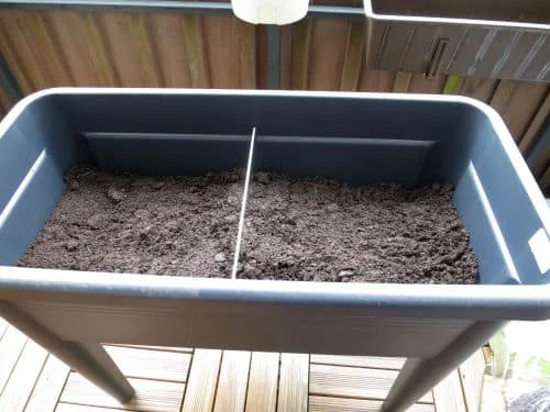Hochbeetgemüse auf dem Balkon
