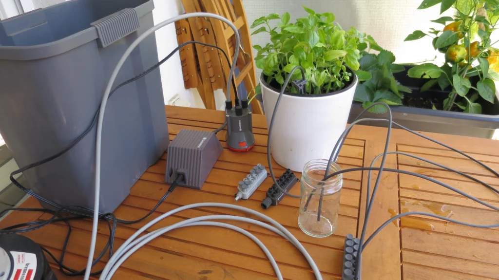 Urlaubsbewässerung für den Balkon